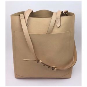 MADEWELL Medium Leather Transport Tote